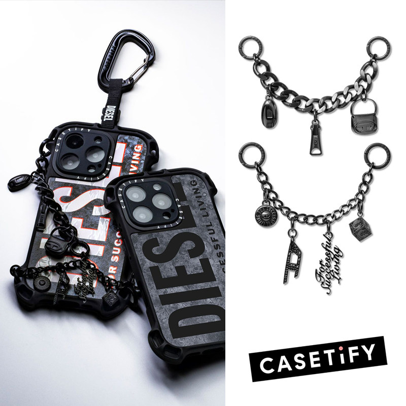 CASETiFY联名DIESEL金属手机挂链