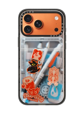 现货CASETiFY素描工具包适用于苹果iPhone17 Pro Max手机壳16/15/14磁吸13个性街头潮流3D立体感防摔保护套12