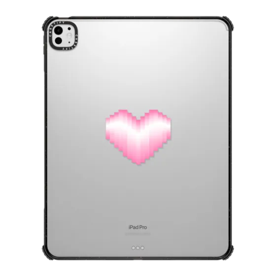 CASETiFY粉红爱心平板电脑保护套