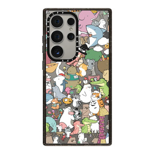 Ultra手机壳Z Flip Buddy Fold S24 4少女心 Gator联名CASETiFY可爱盖朵短尾鳄老朋友适用三星GalaxyS23