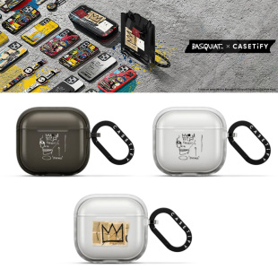 pro 2代无线蓝牙耳机保护套Airpods CASETiFY巴斯奎特联名艺术涂鸦适用苹果Airpods 高端防摔壳 4代限量款