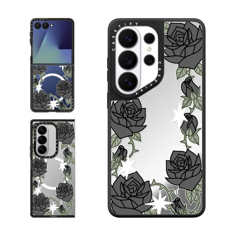 现货CASETiFY暗黑浪漫适用三星S25/S26 Ultra手机壳Z Flip7/Z Fold 6/5个性时尚潮流小众高级感防摔保护套s24