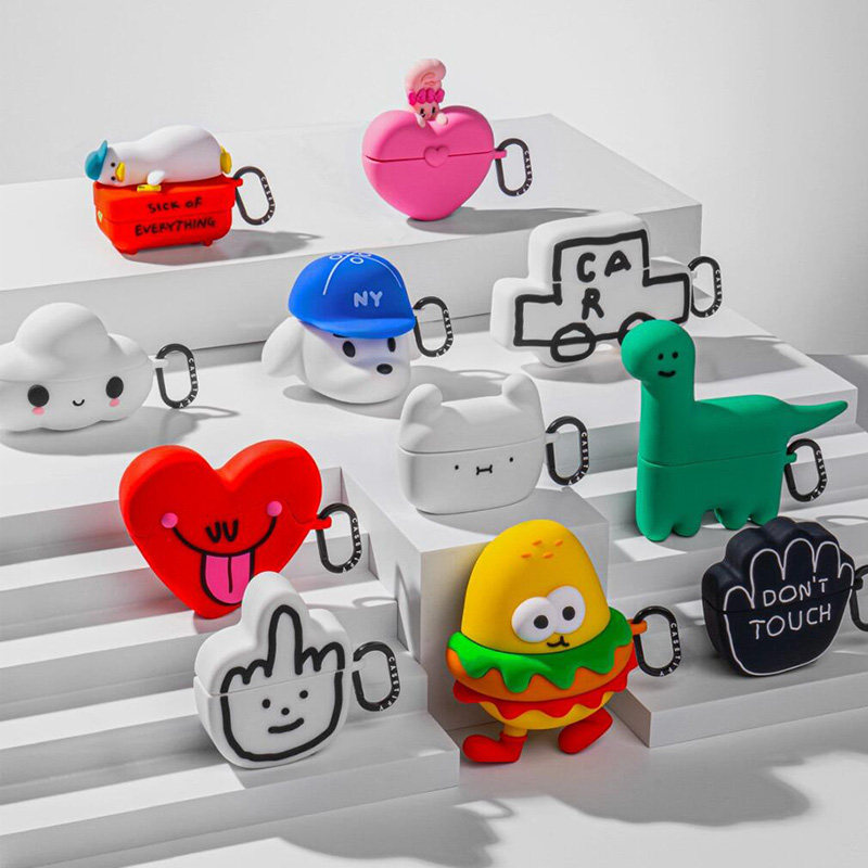 现货CASETiFY珍藏版适用苹果AirPods pro 2代无线蓝牙耳机套保护套可爱趣味3D立体硅胶防摔壳收藏限量款潮牌
