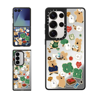 现货CASETiFY柿子椒熊QUOKKA家族适用三星S24/S25 Ultra手机壳Z Flip7/Z Fold 6/5小众趣味可爱萌系保护套s23