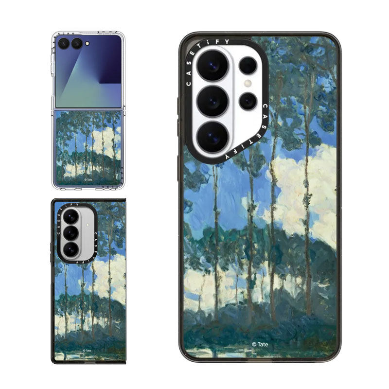 现货CASETiFY联名Tate泰特美术馆埃普特河畔的白杨适用三星S25/S26 Ultra手机壳Z Flip 7/Z Fold6现代艺术S24