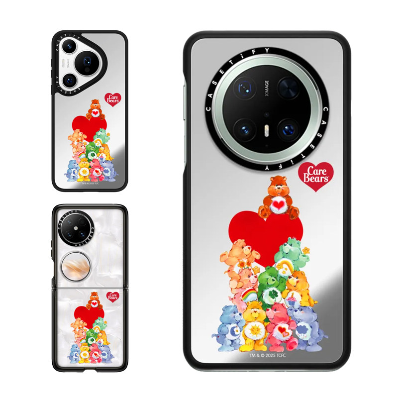 现货CASETiFY联名Care Bears爱心小熊在心中适用于华为Pura 80 Pro手机壳Ultra/Mate60/70Pro+可爱萌系保护套