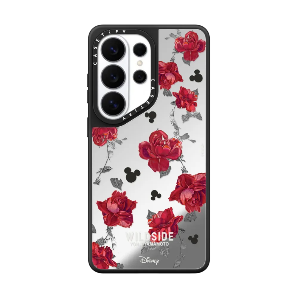 现货CASETiFY联名WILDSIDE山本耀司迪士尼米奇与玫瑰印花适用三星S25/S26 Ultra手机壳s26+时尚潮流保护套s24