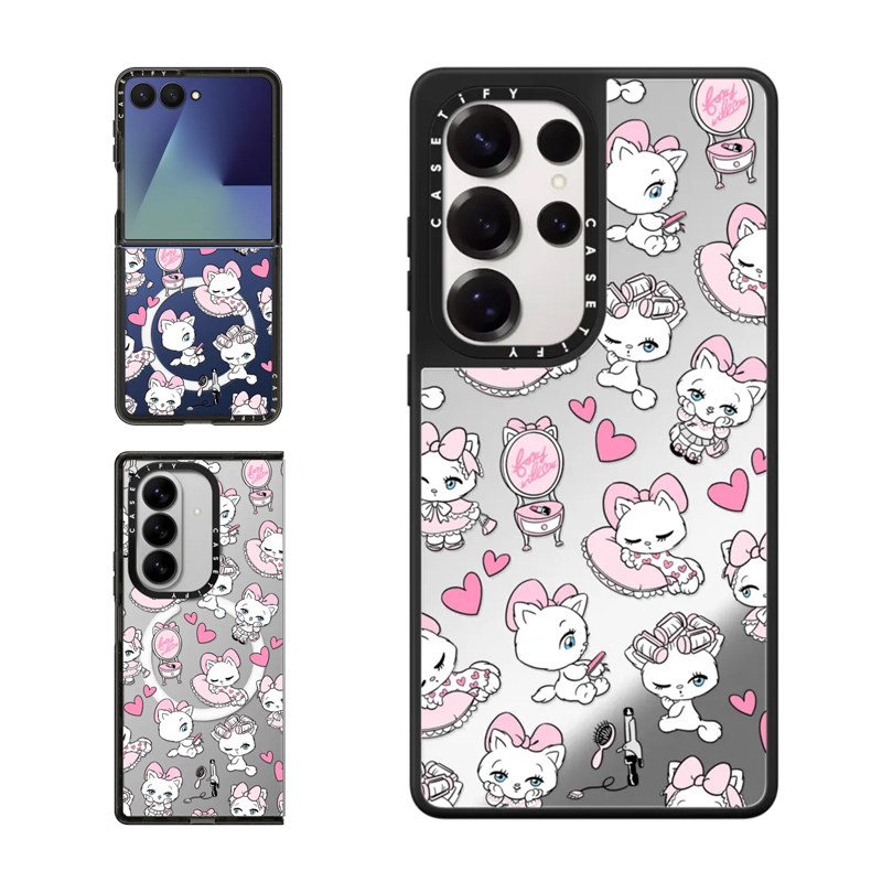 CASETiFY可爱小猫适用三星手机壳