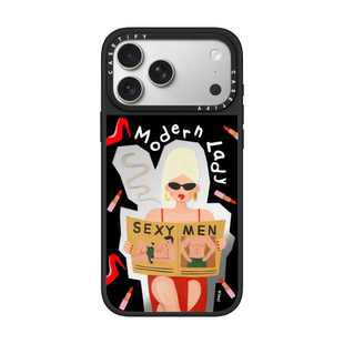 现货CASETiFY时髦女郎适用苹果iPhone17 pro max手机壳16/15/14镜面磁吸13时尚潮牌艺术十元尼美防摔保护套12