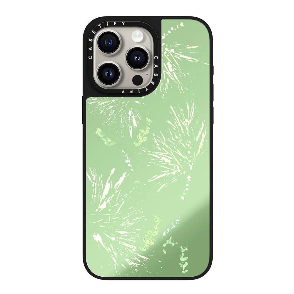 现货CASETiFY绿色心情适用苹果iPhone15 Pro Max磁吸手机壳14/13/12潮牌创意高端小众高级感夏日小清新保护套