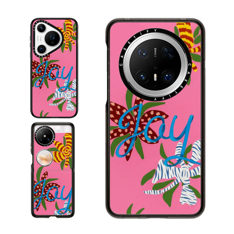 CASETiFY热带元素粉红Joy手机壳