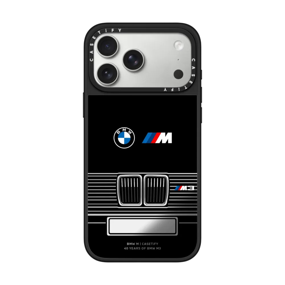 现货CASETiFY联名BMW宝马M3 E30车牌号黑色定制适用苹果iPhone17 pro max磁吸手机壳16/15/14奢华13保护套12