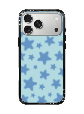 现货CASETiFY蓝色五角星适用苹果iPhone17 Pro Max磁吸手机壳16/15/14时尚潮牌13小众高级感复古梦幻保护套12