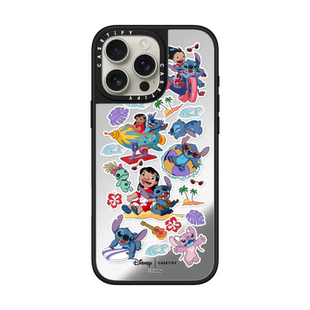 现货CASETiFY联名迪士尼史迪奇星际宝贝贴纸满印适用苹果iPhone16 pro max磁吸手机壳15/14/13卡通限量保护套