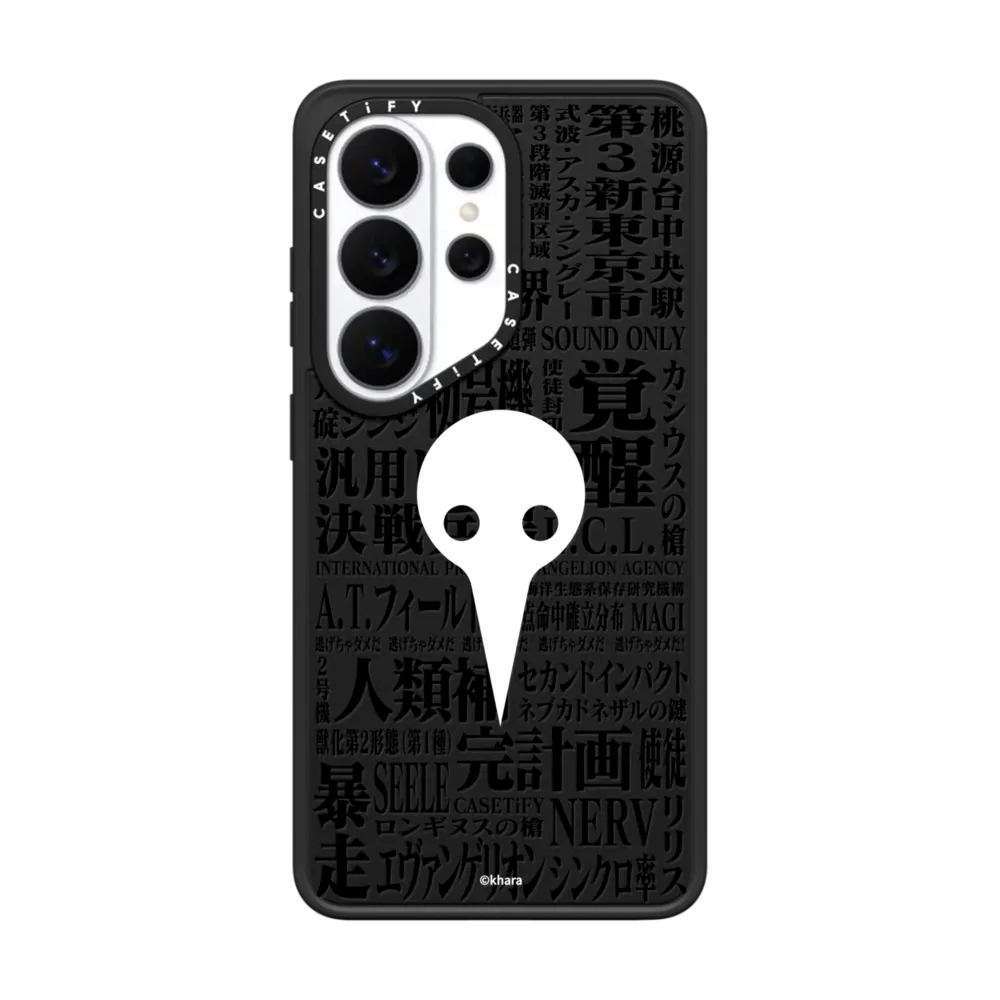 现货CASETiFY联名新世纪福音战士定制logo写字天使适用三星S25/S26 Ultra手机壳s26+个性动漫限量款保护套s24