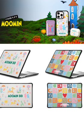 CASETiFY联名Moomin姆明80周年可爱童趣适用苹果MacBook Pro13/14/15/16寸电脑笔记本保护壳Air套2020-2025款