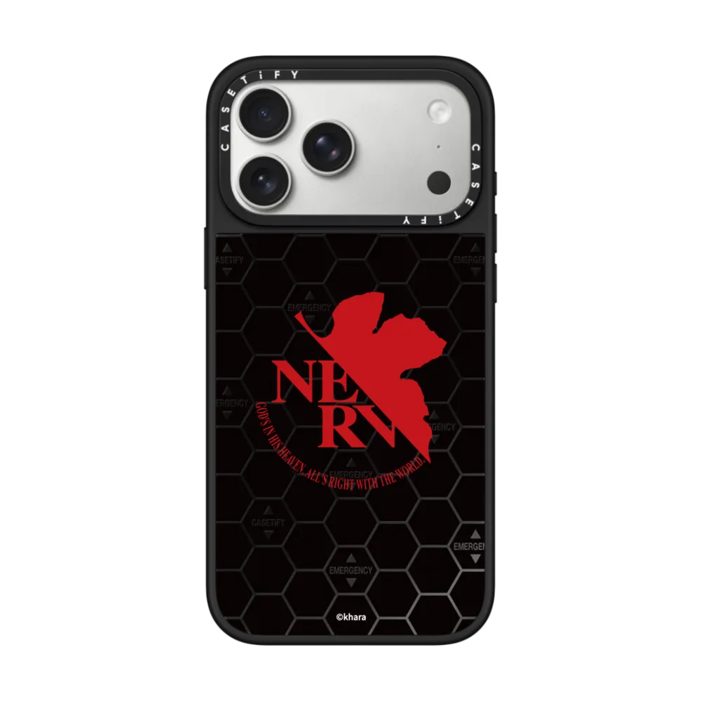 现货CASETiFY联名新世纪福音战士logo定制NERV适用苹果iPhone17 pro max磁吸手机壳16/15/14限量款13保护套12