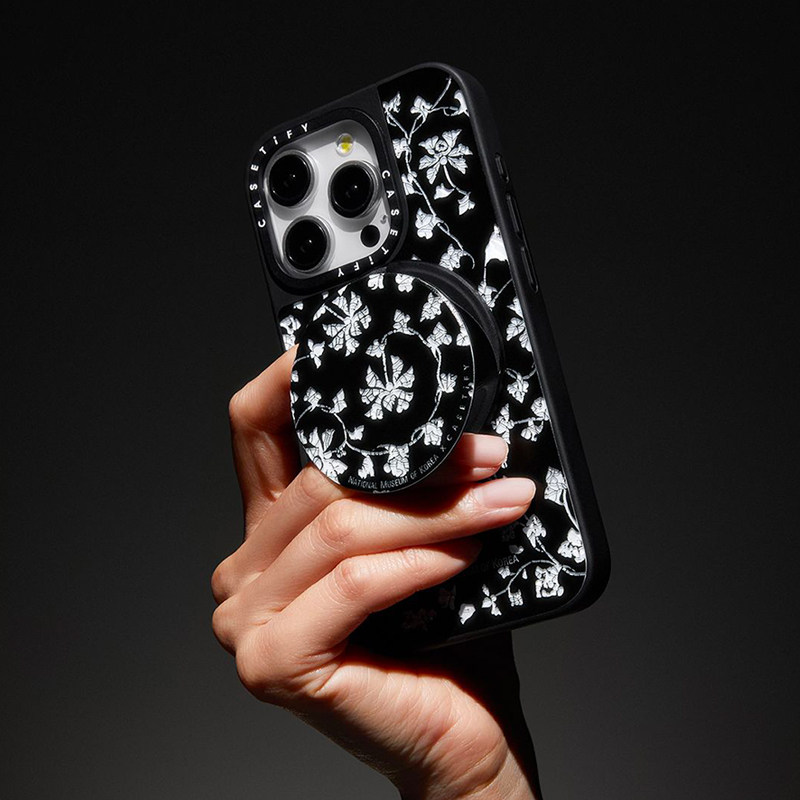 CASETiFY联名NMK韩国国立中央博物馆适用苹果iPhone16 pro max磁吸手机壳15/14艺术高端珍珠贝母碎花保护套13