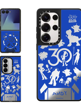 现货CASETiFY联名迪士尼玩具总动员30周年蓝色适用三星S24/S25 Ultra手机壳Z Flip 7/Z Fold 6限量卡通保护套