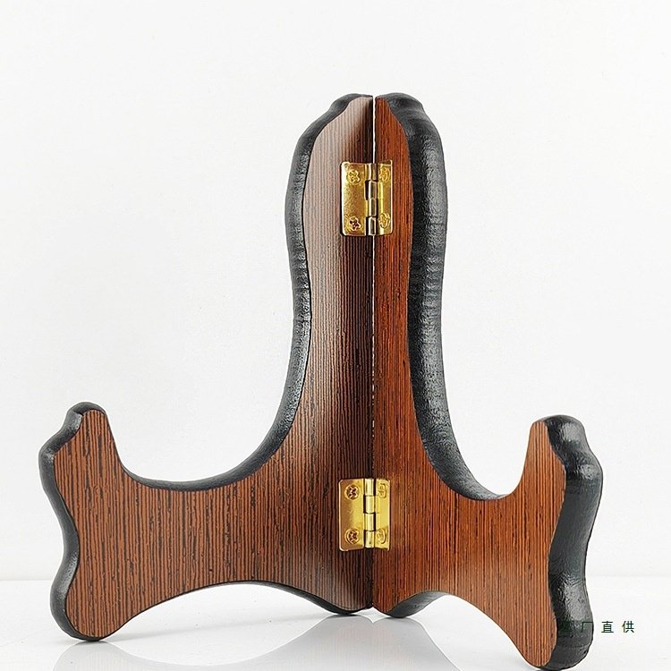 实木底座支架 大铜钱木雕摆件托盘架子木头茶饼架展示架,家居饰品,根雕,淘宝优惠券,粉丝福利购,淘宝优惠卷