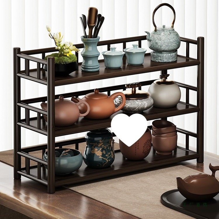 茶杯架桌面小型博古架中式茶杯收纳架茶桌杯架茶具置物架台面茶架,家居饰品,香托/香盘/香座/香插,淘宝优惠券,粉丝福利购,淘宝优惠卷