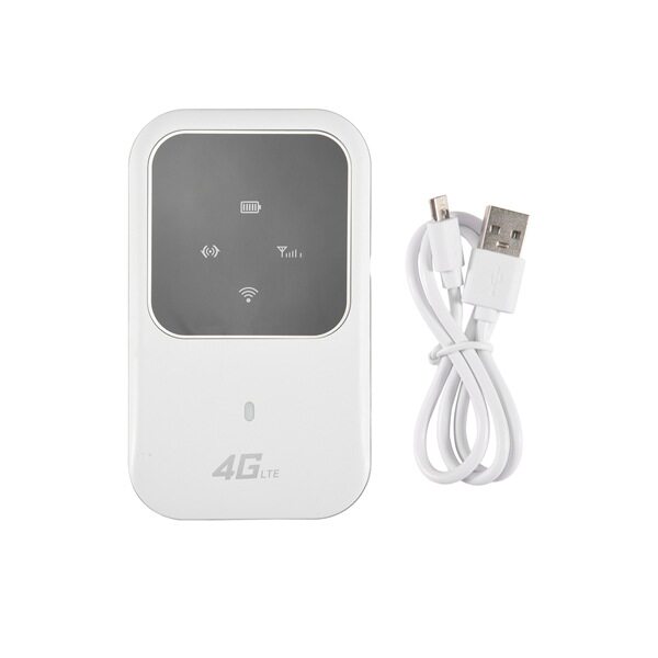 1个 白色 塑料 4G无线路由器 4Gmifi车载无线wifi 4G随身wifi移动