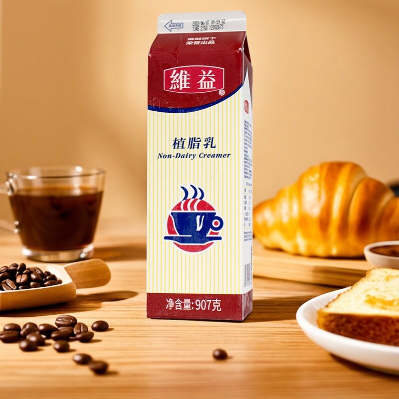 维益植脂乳907g 植物稀奶油蛋糕裱花甜点咖啡奶茶奶盖原料