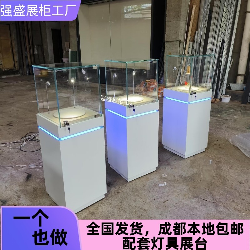 博物馆展柜古董文献瓷玉器木质独立柜展厅陈列珠宝玻璃展示柜定制