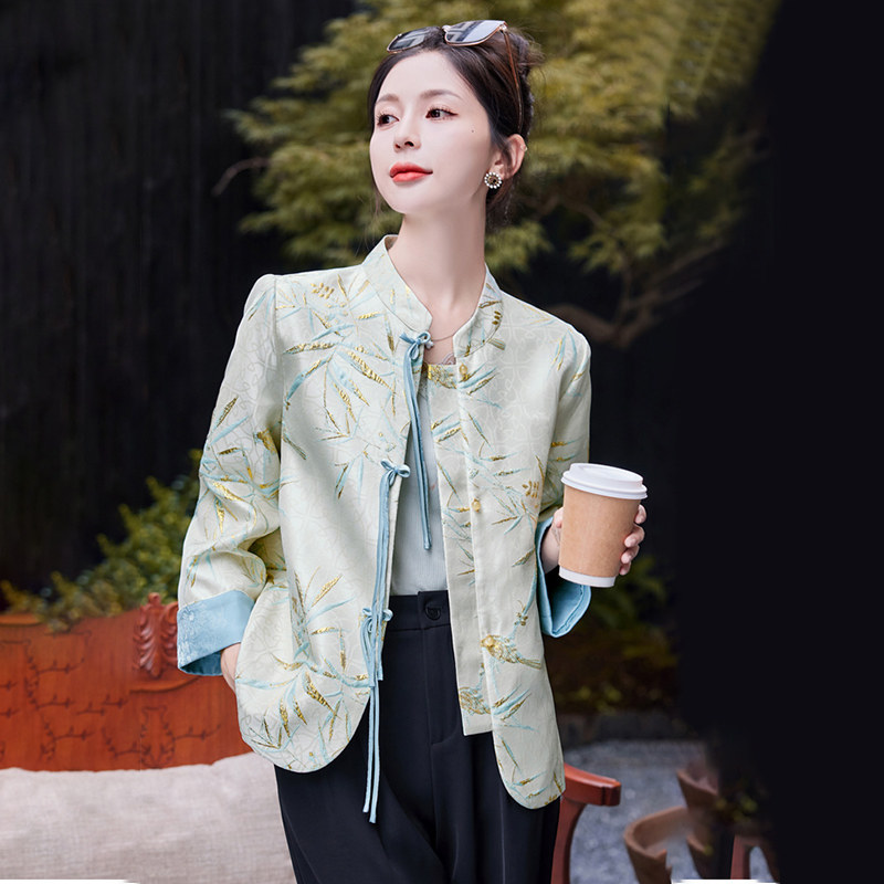 新中式短款中国风春秋新款短外套
