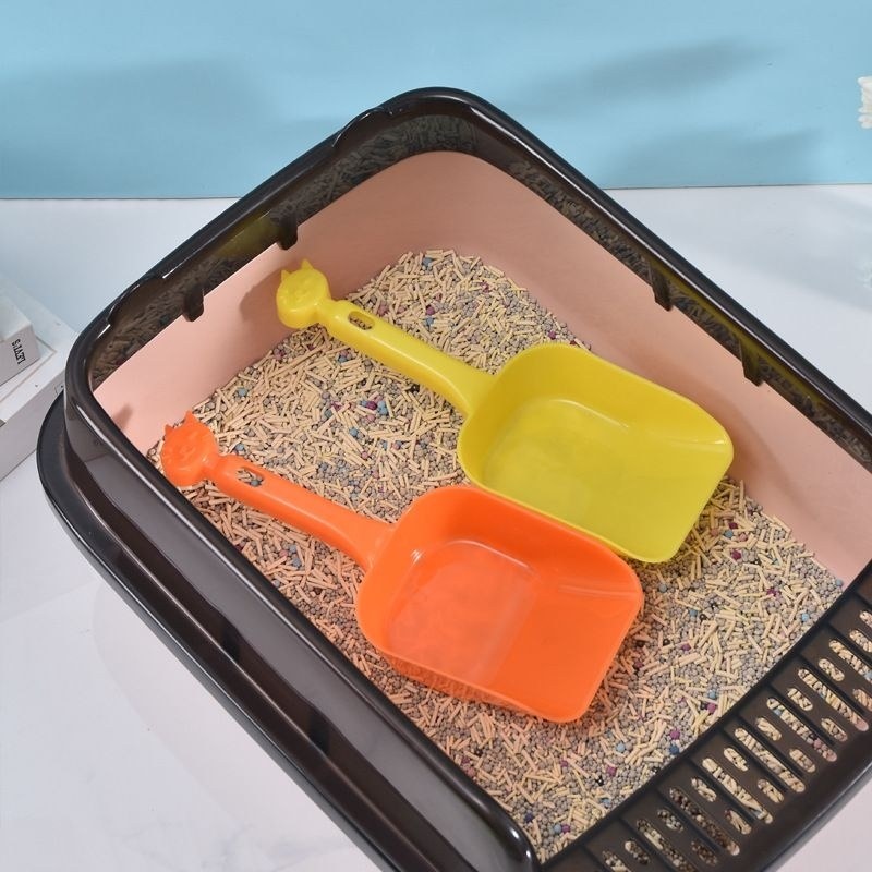 砂铲细孔一体式长柄膨润土猫屎铲豆腐猫砂小孔屎铲子官