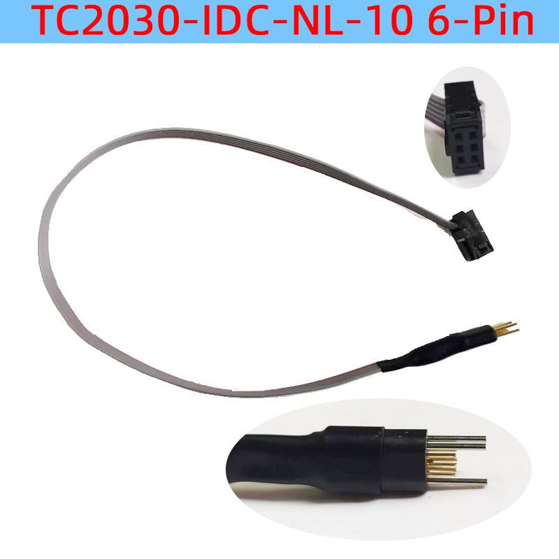 适用TC2030-IDC-NL-10 6-Pin Plug-of-Nails Spring-Pin Cable