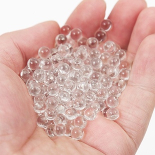 玻璃珠6毫米高精密透明实心6mm玻璃弹珠园艺玻璃珠子玩具弹珠子