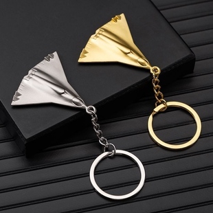 限量版合金歼-36隐形战机珠海航展纪念品钥匙挂件长春航展纪念品