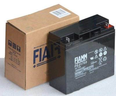 FIAMM蓄电池FG21703(12V17AH)应急灯UPS消防报警应急电源