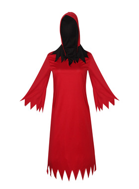 红色恶魔恐怖死神cos服万圣节服饰派对道具服装cosplay扮演服现货