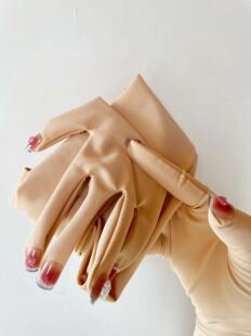 kigurumi 带水钻美甲片长手套动漫cosplay