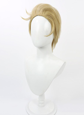 地狱客栈Lucifer晨星cos假发短发黄色COS假发