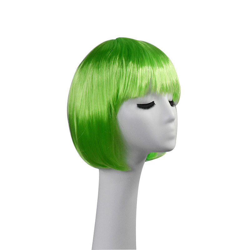 假发彩色波波头学生发套装化装舞