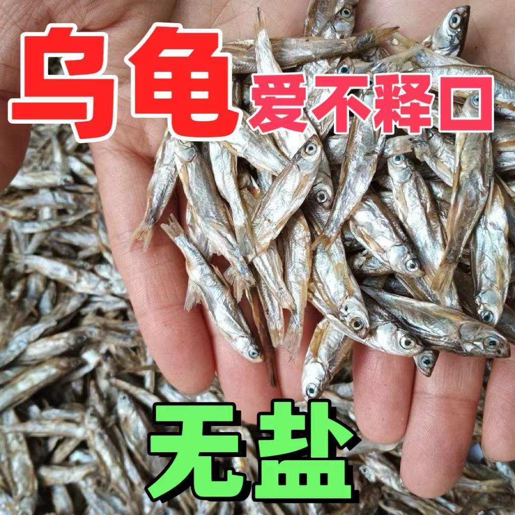 乌龟粮食无盐小河鱼干养巴西鳄龟草食物饲料幼龟观赏小鱼虾干专用