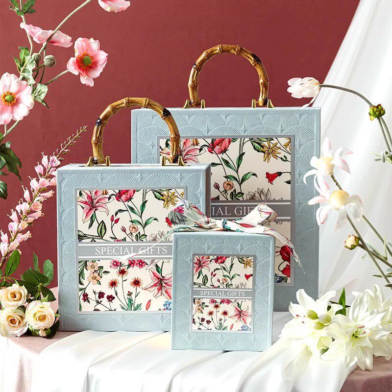 生日礼盒高级感丝绒神秘花园伴手礼盒空盒喜糖盒礼品包装盒礼物盒