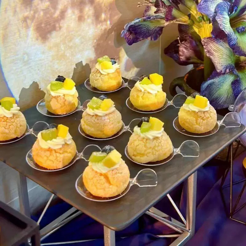 甜品碟酱油碟一次性碟子迷你味碟蘸料调料碟塑料蛋糕碟茶歇甜品台