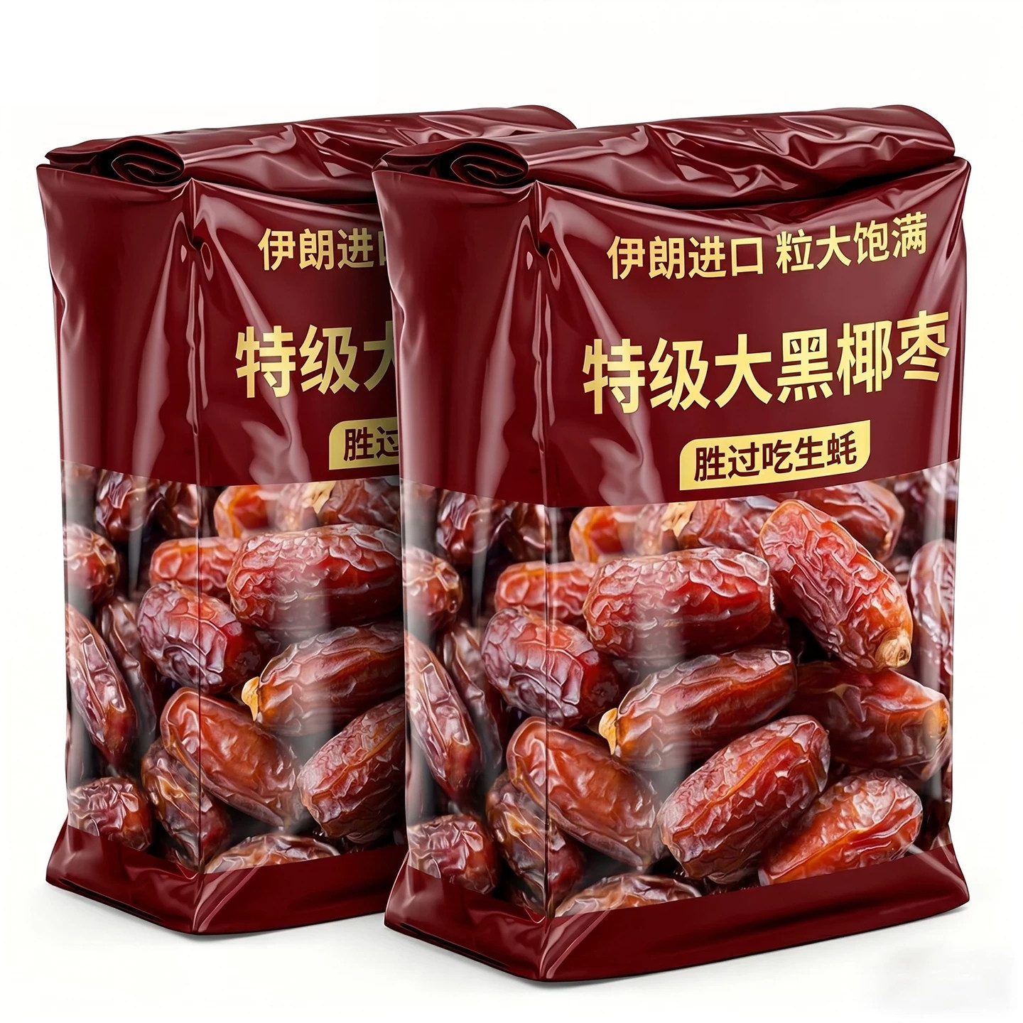 正宗伊朗进口黑椰枣官方旗舰店非新疆特产大果新鲜无添加免洗即食