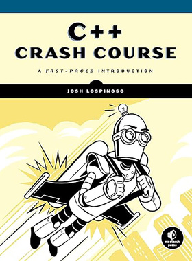 现货 英文原版 C++速成课：快速入门指南 C++ Crash Course:A Fast-Paced Introduction 9781593278885