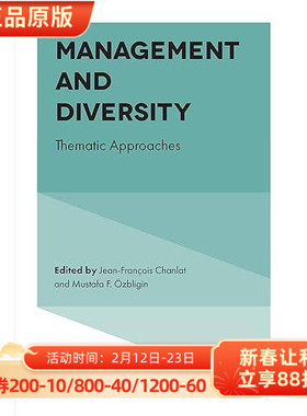 现货 英文原版 Management and Diversity:Thematic Approaches (International Perspecti... 9781786354907