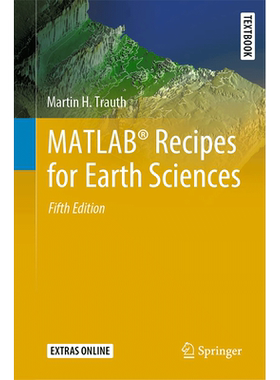 现货 英文原版 地球科学的MATLAB?菜谱MATLAB? Recipes for Earth Sciences