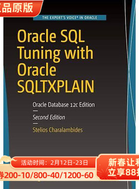 现货 英文原版 Oracle SQL Tuning with Oracle SQLTXPLAIN:Oracle Database 12c Edition... 9781484224359