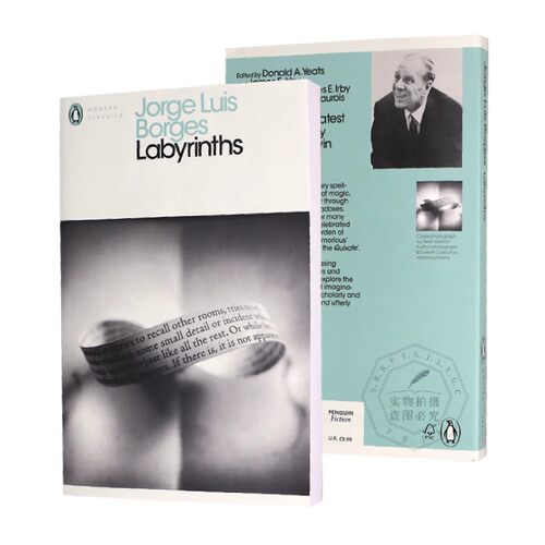 博尔赫斯小说散文选集 英文原版 Labyrinths 迷宫 小径分岔的花园 巴别图书馆等 企鹅 Penguin Modern Classics 进口书 平装