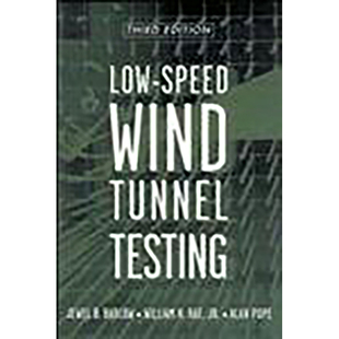 【3-6周达】英文原版 低速风洞试验Low-Speed Wind Tunnel Testing 9780471557746