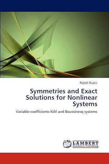 现货 英文原版 Symmetries and Exact Solutions for Nonlinear Systems:Variable... 9783848427567