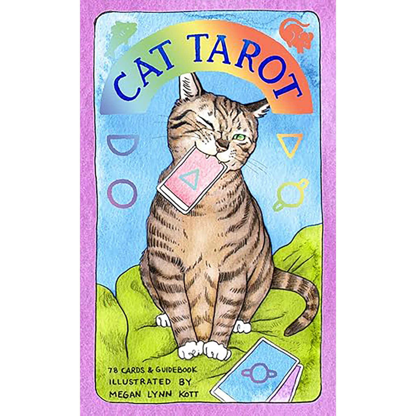 预订 英文原版 猫猫塔罗猫咪塔罗正版牌:78张卡片和指南 Cat Tarot: 78 Cards and Guidebook 9781452173634图片